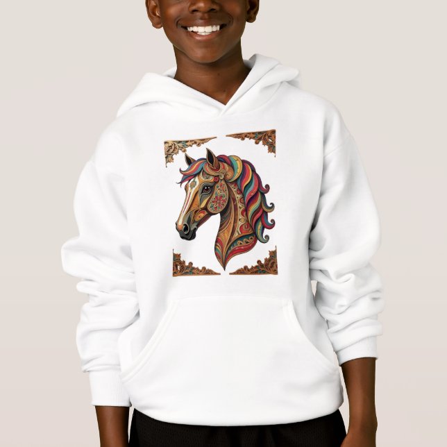 Magical Dreams Unicorn Hooded Sweatshirt (Front)
