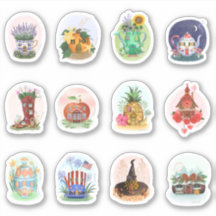 Magical Dwellings Stickers