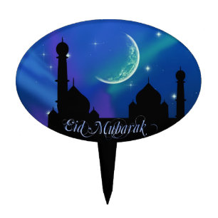 Magical Eid Night - Cake Topper oval