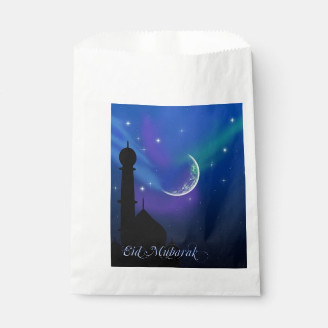 Magical Eid Night - Islamic Greeting Favor Bag (Front)