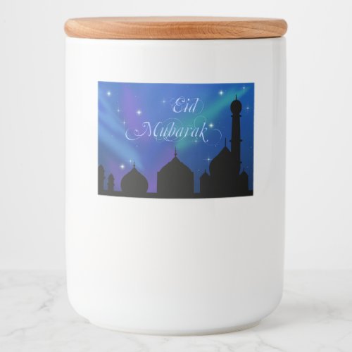 Magical Eid Night _ Islamic Greeting Food Label