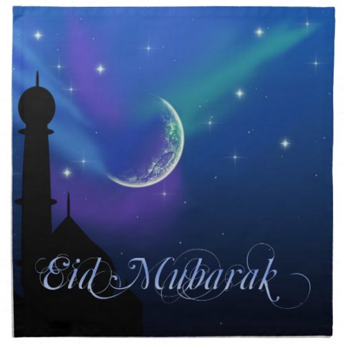 Magical Eid Night _ Islamic Greeting Napkin