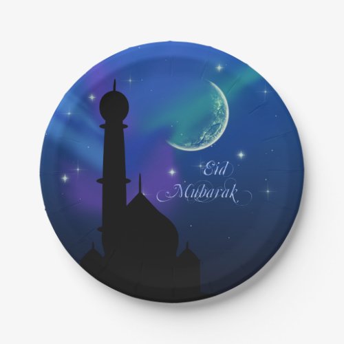 Magical Eid Night _ Islamic Greeting Paper Plate