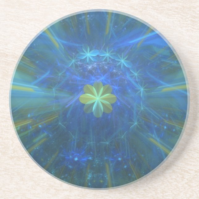 Magical Eight Leaf Clover Coaster (Front)