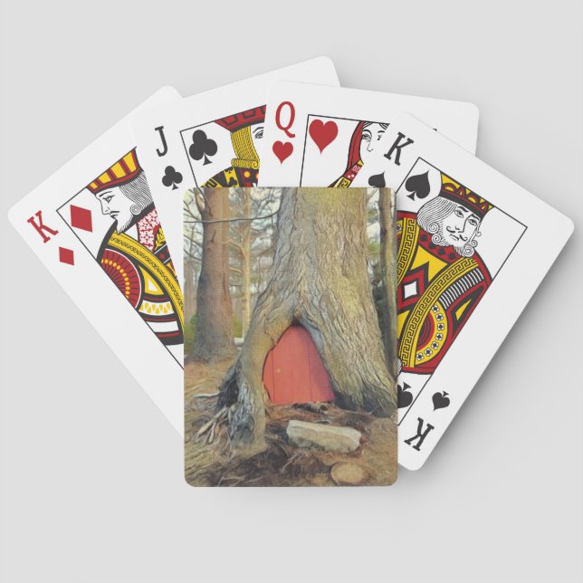 Magical Elf House Poker Cards (Back)