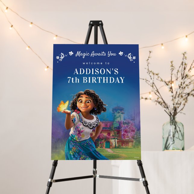 Magical Encanto Mirabel Birthday Welcome Foam Board (In Situ (Stand))