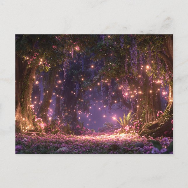 Magical Enchanted Forest Postcard (Front)