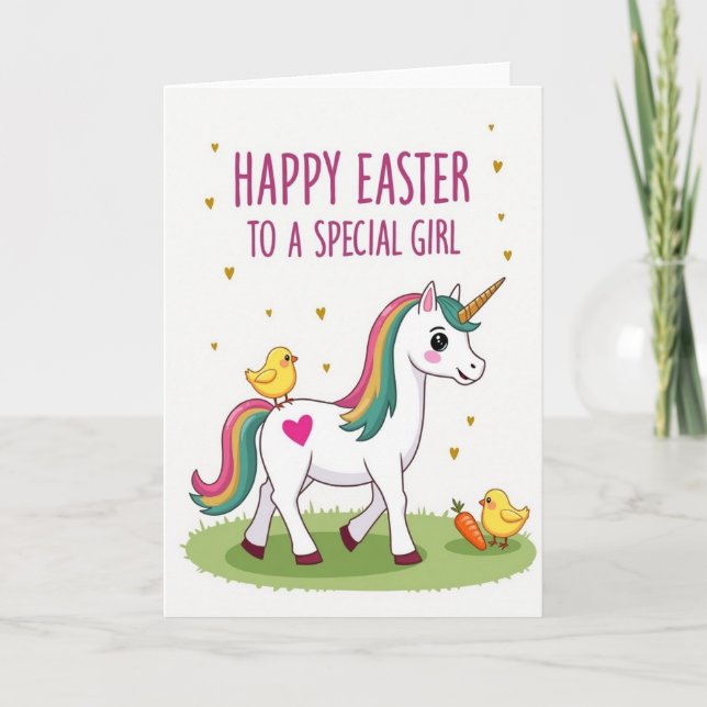 Magical Equine Friend Greeting Card (Front)