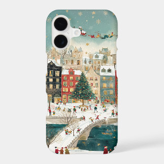 Magical European Christmas Village iPhone 17 Case