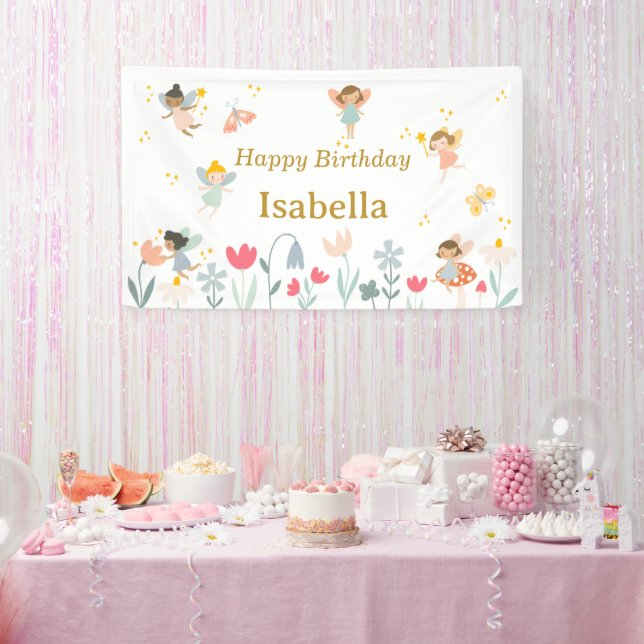 Magical Fairies Birthday Party Banner (Party)