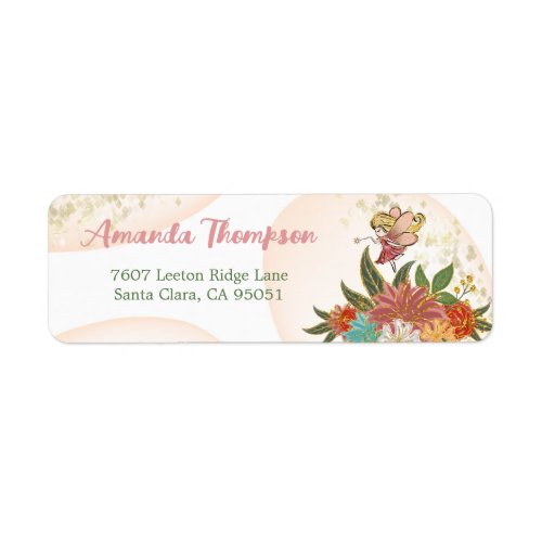 Magical Fairies Woodland Whimsical Forest Address Label