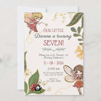 Magical Fairy Birthday Invitation