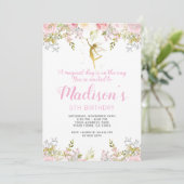 Magical Fairy Birthday Invitation Photo (Standing Front)