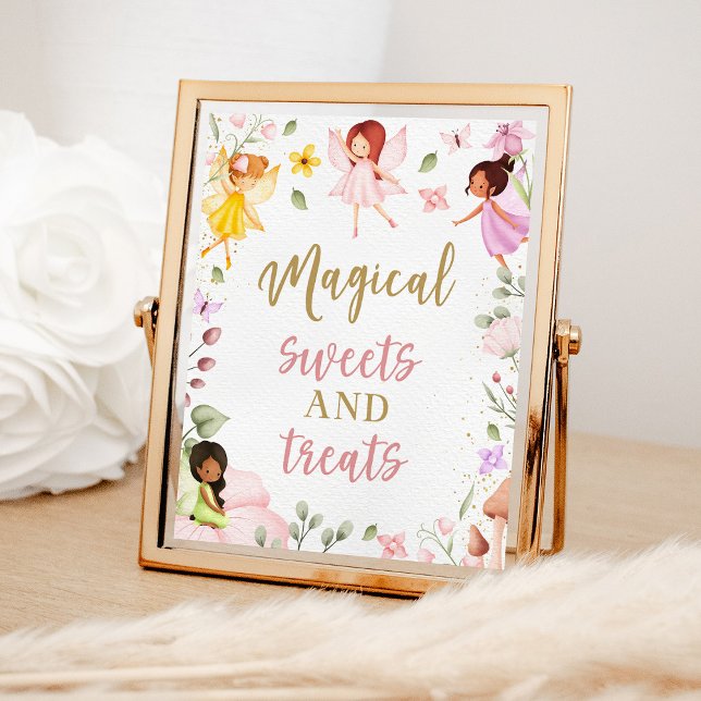 Magical Fairy Birthday Sweets and Treats Sign (Creator Uploaded)
