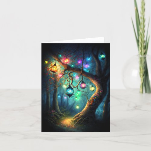 Magical Fairy Enchanted Forest Fantasy Pixie Dust Card