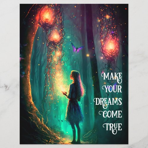 Magical Fairy Enchanted Forest Fantasy Pixie Dust Flyer