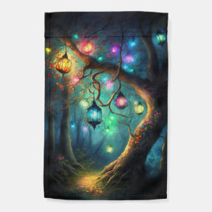 Magical Fairy Enchanted Forest Fantasy Pixie Dust Garden Flag