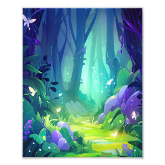 Magical Fairy Enchanted Forest Photo Print