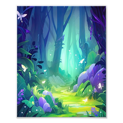 Magical Fairy Enchanted Forest Photo Print