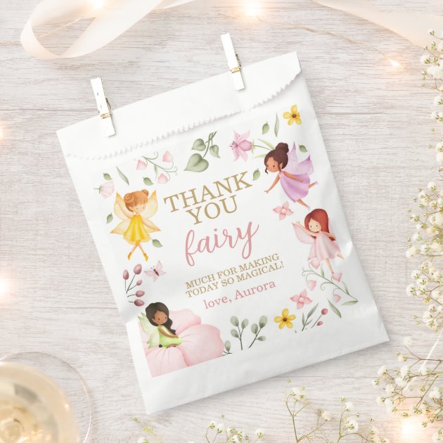 Personalized Fairy Door Party Bag - Paint Your Own, Wooden Craft For Birthday Parties, Fairy Theme 2 thumbnail image