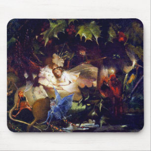 Magical Fairy Fantasy Painting: The Fairy Bower Mouse Pad