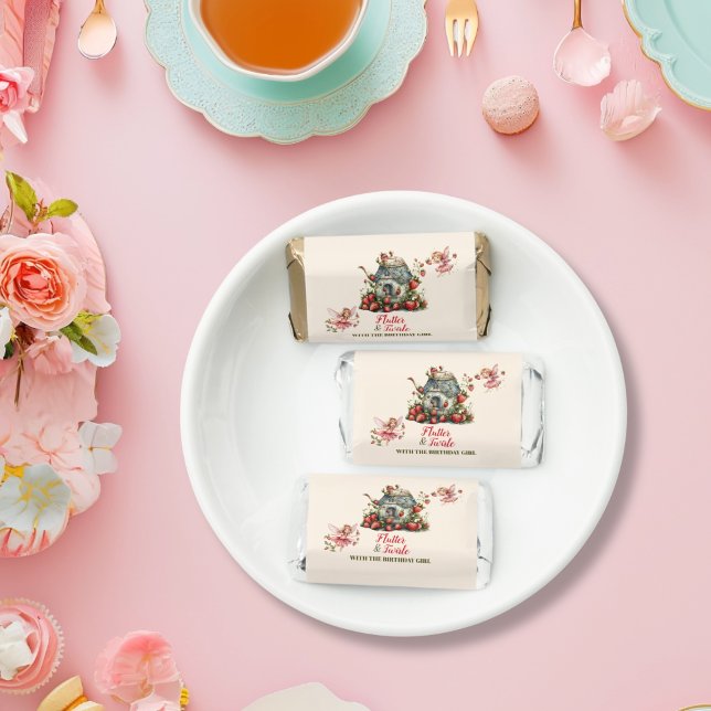 Magical Fairy Floral Garden Pixie 1st Birthday Hershey's Miniatures (Creator Uploaded)