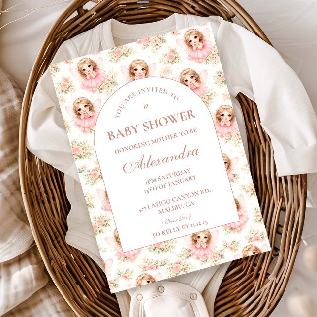 Magical Fairy Garden Baby Shower Invitation (Creator Uploaded)