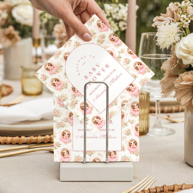 Magical Fairy Garden Baby Shower Napkins (Creator Uploaded)
