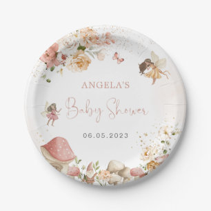 Magical Fairy Garden Baby Shower Paper Plates