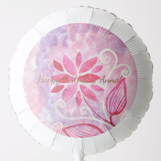 Magical Fairy Garden Birthday  Balloon