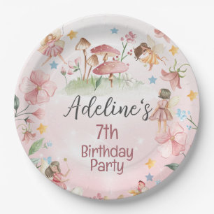 Magical Fairy Garden Paper Plates