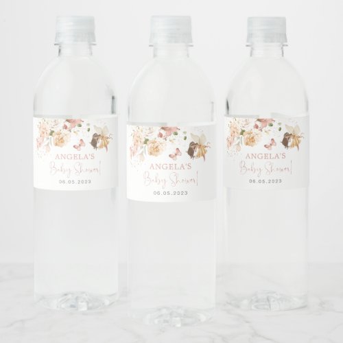 Magical Fairy Garden Water Bottle Label