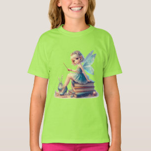 Magical Fairy Girl Back to School Girl's T-Shirt