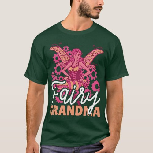Magical Fairy Grandmother Grants Wishes Gives Kiss T_Shirt