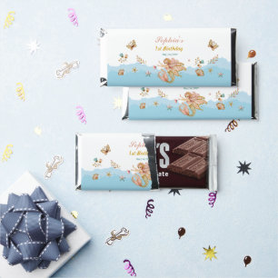 Magical Fairy Mermaid Girl's Birthday Party Hershey Bar Favors