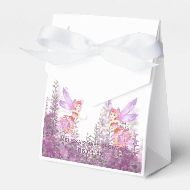 Magical Fairy Paper Favor Box, Tent 3x1.5x3.25 Favor Boxes (Front Side)