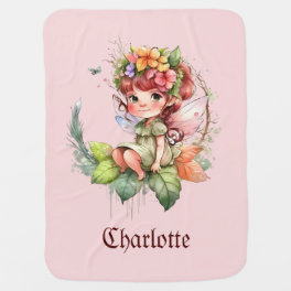 Magical Fairy Personalized Baby Blanket