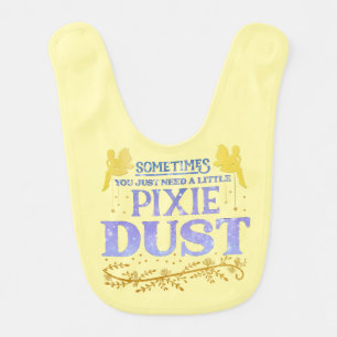 Magical Fairy Pixie Dust Cute Inspirational Quote Baby Bib