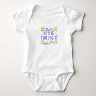 Magical Fairy Pixie Dust Cute Inspirational Quote Baby Bodysuit