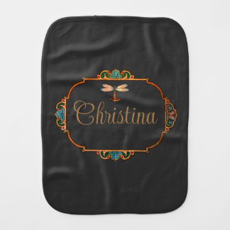 Magical Fairy Tale Fantasy Personalized Baby Burp Cloth