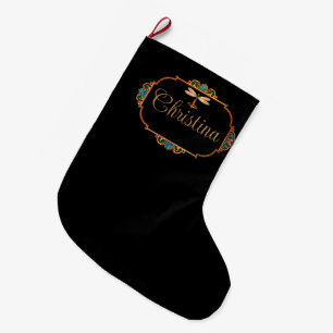 Magical Fairy Tale Fantasy Personalized Large Christmas Stocking
