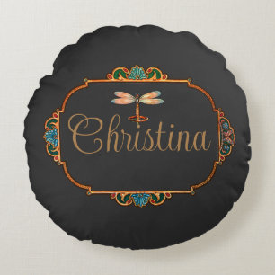 Magical Fairy Tale Fantasy Personalized Round Pillow