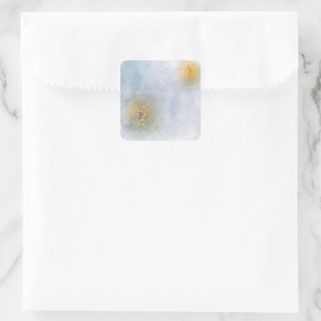 Magical Fairy Tale square stickers  (Bag)