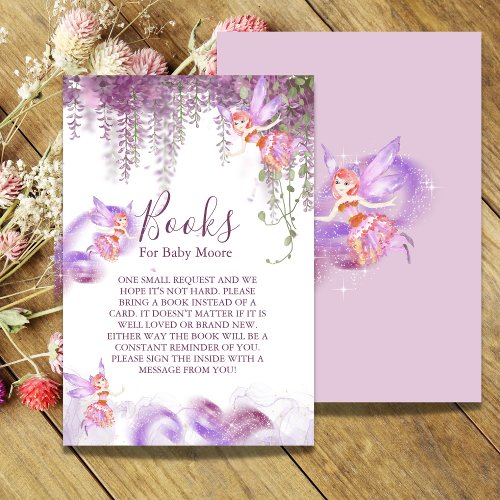 Magical Fairy Theme Books For Baby Enclosure Card