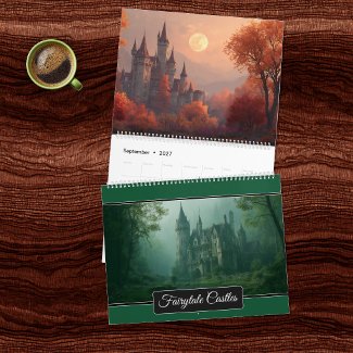 Magical Fairytale Castle 2027 Wall Calendar