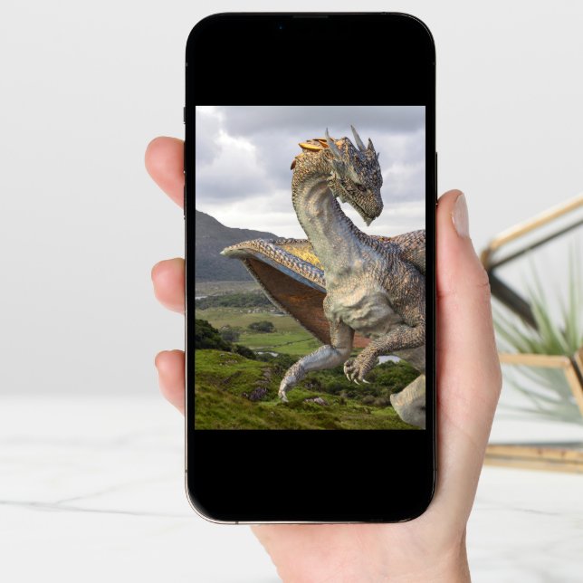 Magical Fantasy Bronze Dragon  Card (Front Digital)