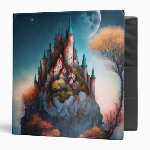 Magical Fantasy Castle 3 Ring Binder