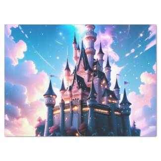 Magical Fantasy Castle Birthday Gift Wrap