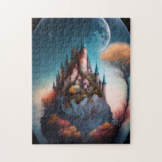 Magical Fantasy Castle Jigsaw Puzzle (Vertical)