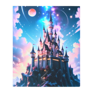 Magical Fantasy Castle Metal Wall Art Print